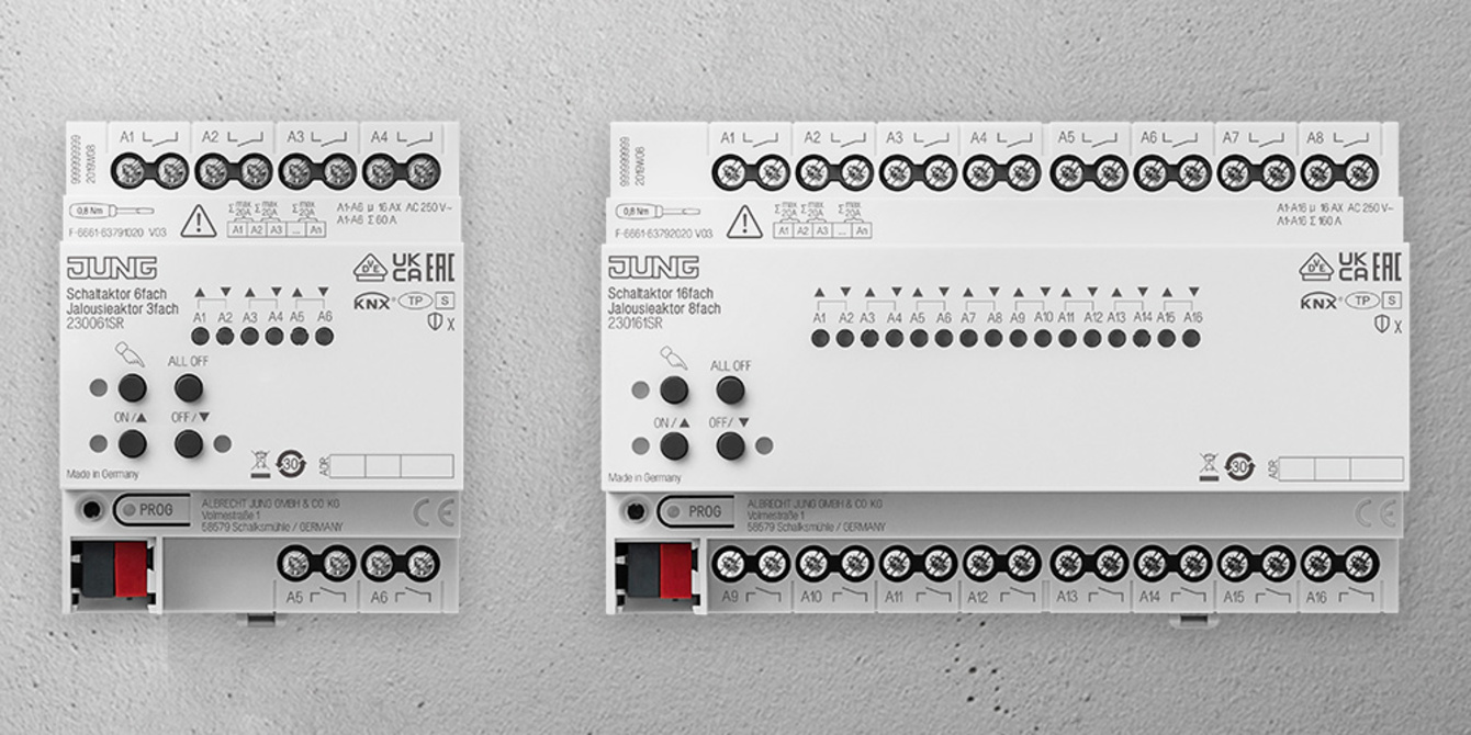 KNX Schalt- und Jalousieaktoren bei Pfaffenberger GmbH in Hemhofen