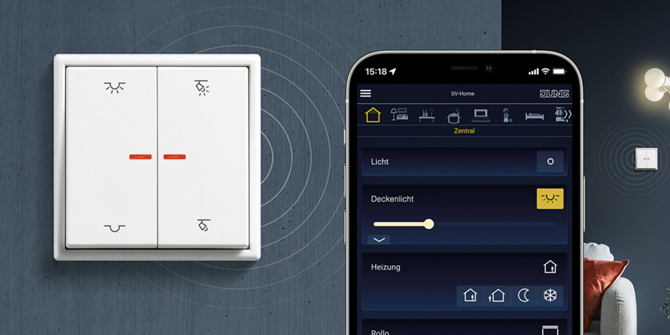 KNX RF Taster bei Pfaffenberger GmbH in Hemhofen